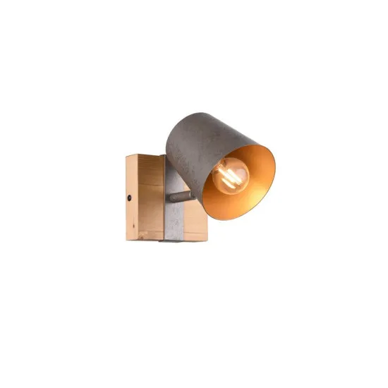 Trio Bell natúr-nikkel fali/mennyezeti spotlámpa (TRI-801900167) E14 1 izzós IP20