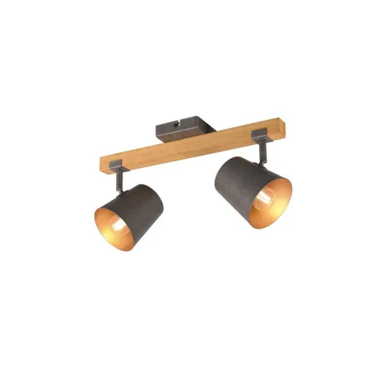 Trio Bell natúr-nikkel mennyezeti spotlámpa (TRI-801900267) E14 2 izzós IP20