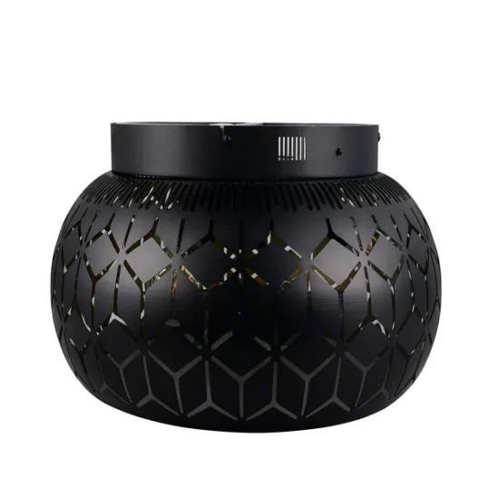 Trio Bidar arany-fekete ventilátoros lámpa (TRI-R61574080) E27 3 izzós IP20