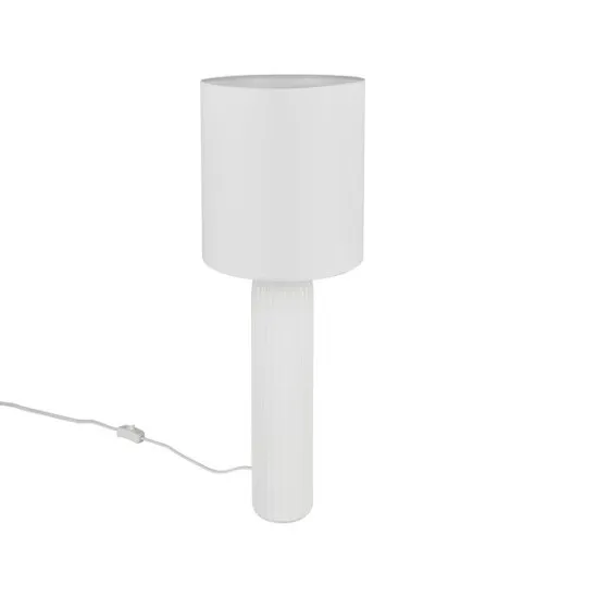 Trio Blair matt fehér asztali lámpa (TRI-R51811031) E27 1 izzós IP20