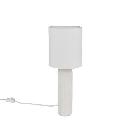 Trio Blair matt fehér asztali lámpa (TRI-R51811931) E27 1 izzós IP20