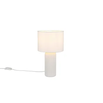 Trio Blair matt fehér asztali lámpa (TRI-R51811931) E27 1 izzós IP20