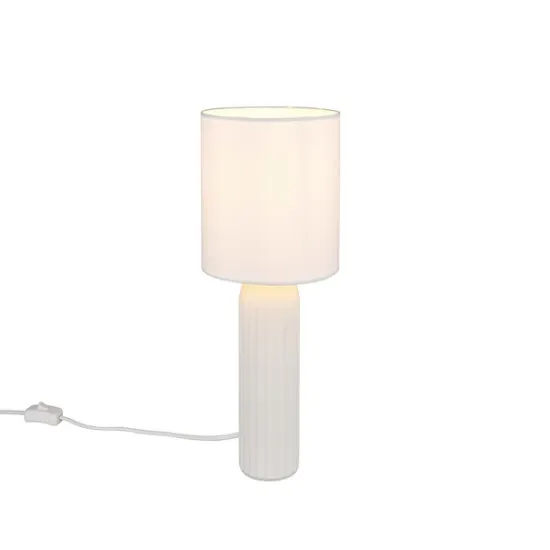 Trio Blair matt fehér asztali lámpa (TRI-R51811931) E27 1 izzós IP20