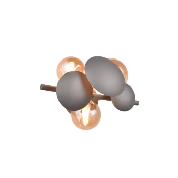 Trio Bubble antracit-arany fali lámpa (TRI-217400342) G9 3 izzós IP20