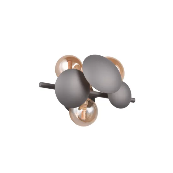 Trio Bubble antracit-arany fali lámpa (TRI-217400342) G9 3 izzós IP20