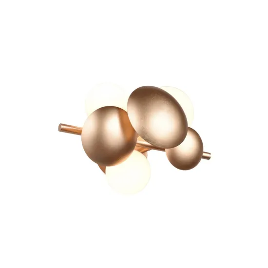 Trio Bubble arany-fehér fali lámpa (TRI-217400379) G9 3 izzós IP20