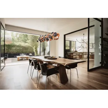 Trio Bubble antracit-arany függesztett lámpa (TRI-317401042) G9 10 izzós IP20