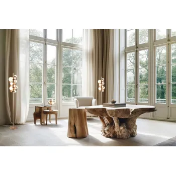 Trio Bubble arany-fehér asztali lámpa (TRI-517400379) G9 3 izzós IP20