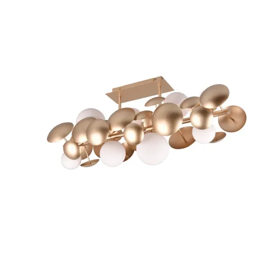 Trio Bubble arany-fehér mennyezeti lámpa (TRI-617400879) G9 8 izzós IP20