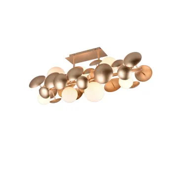 Trio Bubble arany-fehér mennyezeti lámpa (TRI-617400879) G9 8 izzós IP20