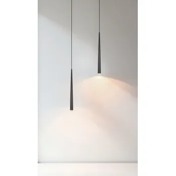 Trio Cala matt fekete LED függesztett lámpa (TRI-354810132) LED 1 izzós IP20