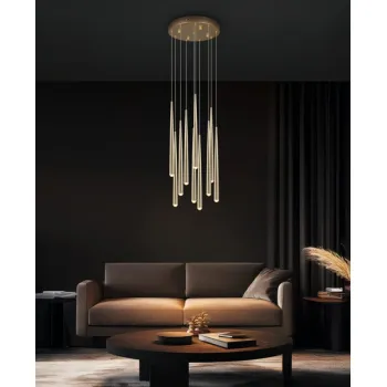 Trio Cala arany LED függesztett lámpa (TRI-354831079) LED 10 izzós IP20