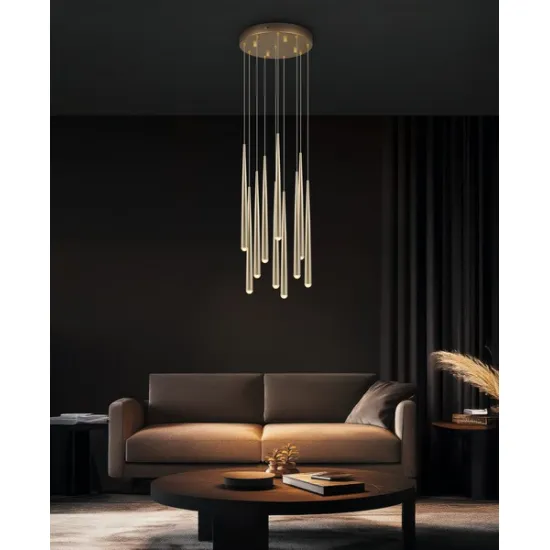 Trio Cala arany LED függesztett lámpa (TRI-354831079) LED 10 izzós IP20