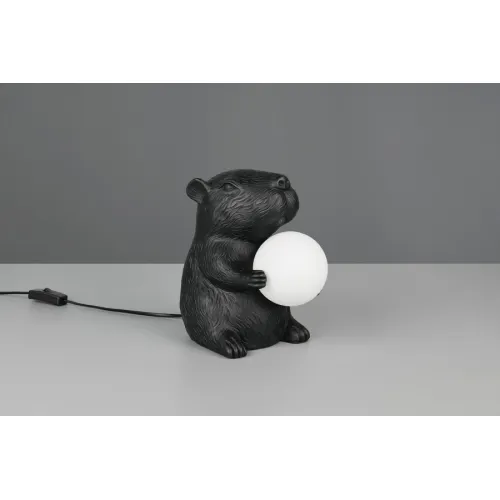 Trio Capi fekete kapibara asztali lámpa (TRI-R56721002) G9 1 izzós IP20