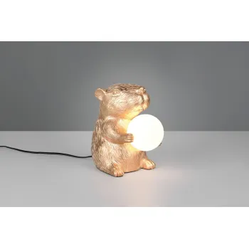Trio Capi arany kapibara asztali lámpa (TRI-R56721079) G9 1 izzós IP20