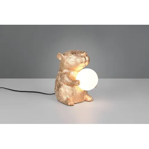Trio Capi arany kapibara asztali lámpa (TRI-R56721079) G9 1 izzós IP20