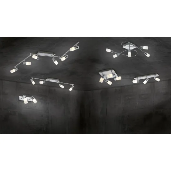 Trio Clapton króm LED mennyezeti spotlámpa (TRI-821410305) LED 3 izzós IP20