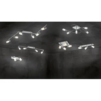 Trio Clapton króm LED mennyezeti spotlámpa (TRI-821430405) LED 4 izzós IP20