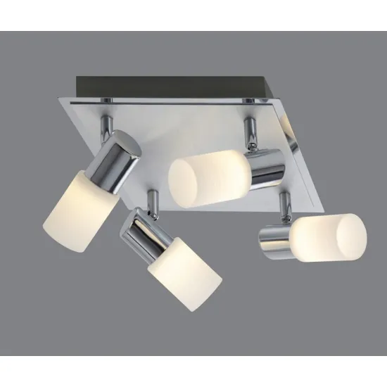 Trio Clapton króm LED mennyezeti spotlámpa (TRI-821430405) LED 4 izzós IP20