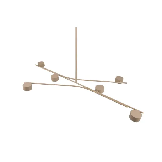 Trio Coda bézs függesztett lámpa (TRI-369000643) GX53 6 izzós IP20