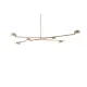 Trio Coda bézs függesztett lámpa (TRI-369000643) GX53 6 izzós IP20