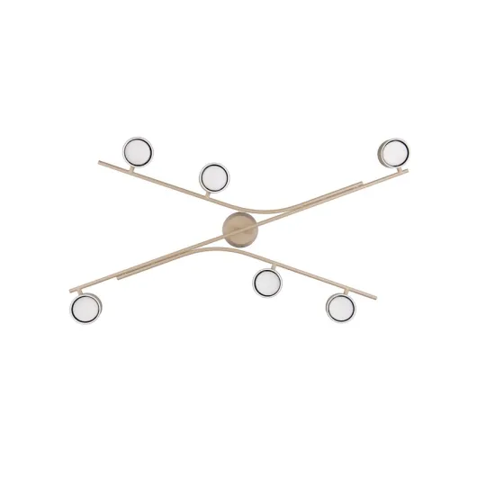 Trio Coda bézs mennyezeti lámpa (TRI-669000643) GX53 6 izzós IP20