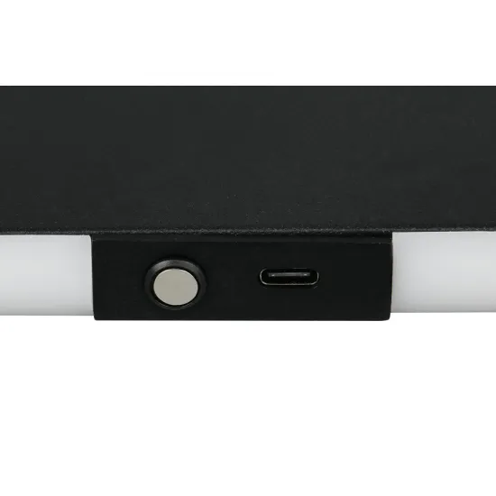 Trio Conchita matt fekete mágneses LED fali lámpa (TRI-257610132) LED 1 izzós IP20