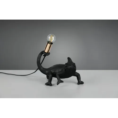 Trio Crawly fekete kaméleon asztali lámpa (TRI-R56581002) E14 1 izzós IP20