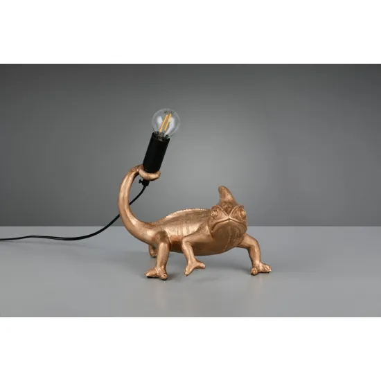 Trio Crawly arany kaméleon asztali lámpa (TRI-R56581079) E14 1 izzós IP20