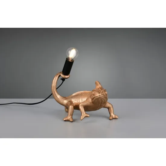 Trio Crawly arany kaméleon asztali lámpa (TRI-R56581079) E14 1 izzós IP20