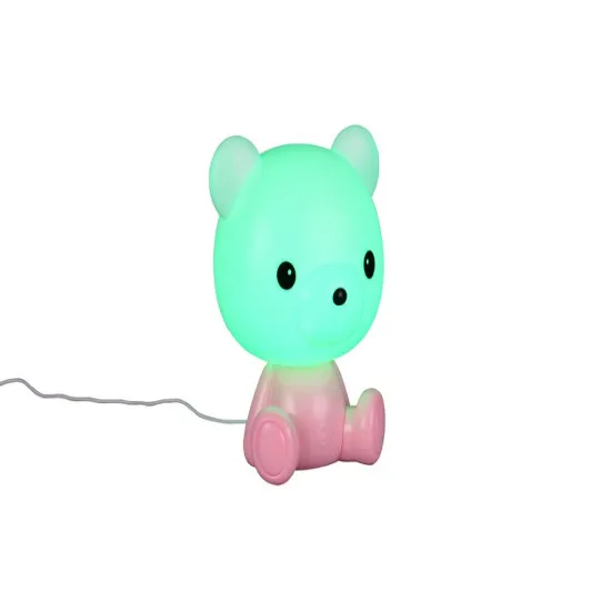 Trio Cutie fehér-rózsaszín gyerek LED asztali lámpa (TRI-R57991193) LED 1 izzós IP20