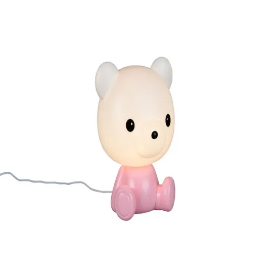 Trio Cutie fehér-rózsaszín gyerek LED asztali lámpa (TRI-R57991193) LED 1 izzós IP20