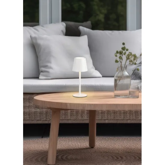 Trio Diaz fehér LED kültéri asztali lámpa (TRI-R55961131) LED 1 izzós IP44