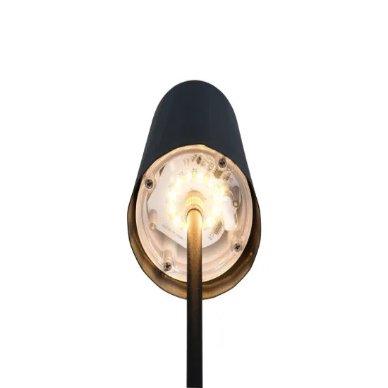 Trio Diaz fekete LED kültéri asztali lámpa (TRI-R55961132) LED 1 izzós IP44