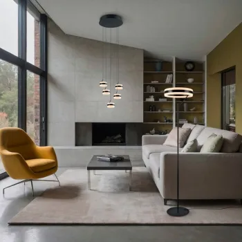 Trio Dios fekete LED állólámpa (TRI-431410132) LED 1 izzós IP20