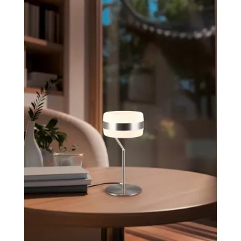 Trio Dios matt nikkel LED asztali lámpa (TRI-531410107) LED 1 izzós IP20