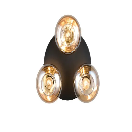 Trio Divina borostyán mennyezeti lámpa (TRI-R66643013) E14 3 izzós IP20