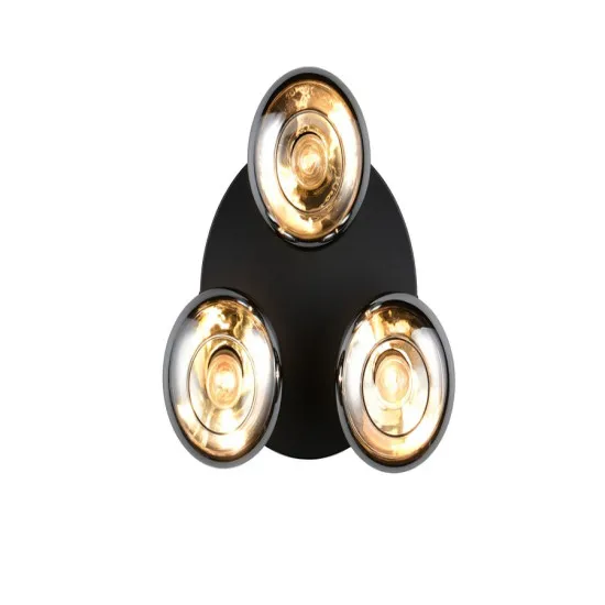 Trio Divina füstszínű mennyezeti lámpa (TRI-R66643054) E14 3 izzós IP20