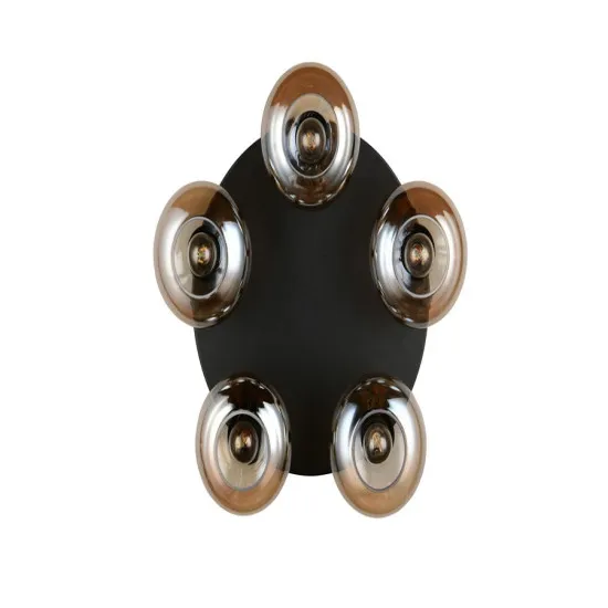 Trio Divina borostyán mennyezeti lámpa (TRI-R66645013) E14 5 izzós IP20