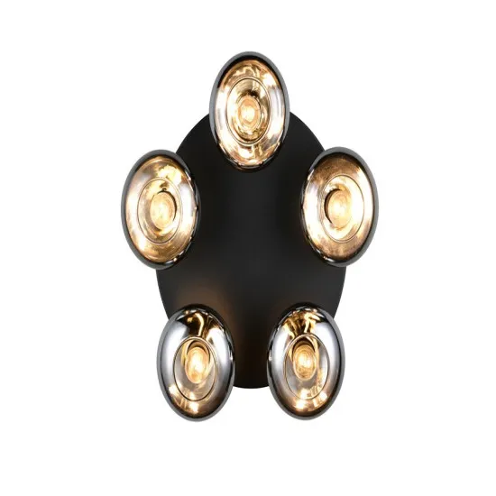 Trio Divina füstszínű mennyezeti lámpa (TRI-R66645054) E14 5 izzós IP20