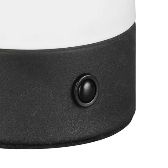 Trio Dooley fehér-fekete hordozható LED asztali lámpa (TRI-R54981131) LED 1 izzós IP20