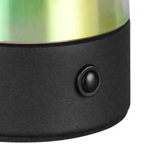 Trio Dooley fekete-átlátszó hordozható LED asztali lámpa (TRI-R54981153) LED 1 izzós IP20