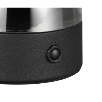 Trio Dooley fekete-szürke hordozható LED asztali lámpa (TRI-R54981154) LED 1 izzós IP20