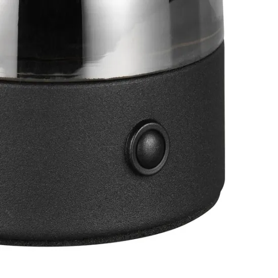 Trio Dooley fekete-szürke hordozható LED asztali lámpa (TRI-R54981154) LED 1 izzós IP20