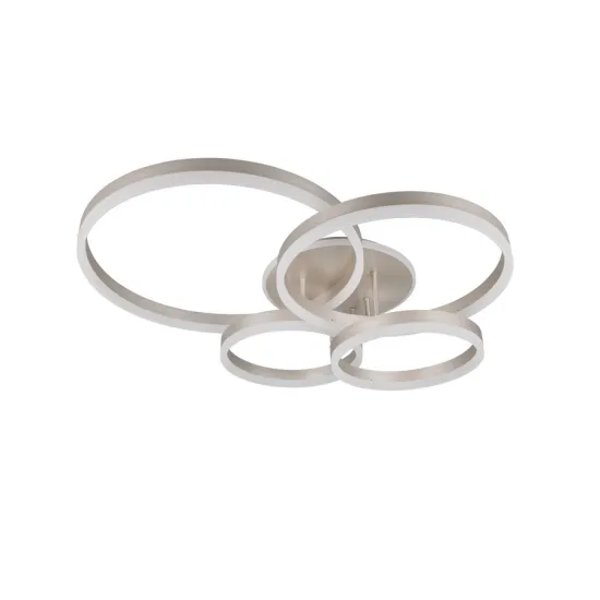 Trio Drake matt nikkel LED mennyezeti lámpa (TRI-632210407) LED 1 izzós IP20