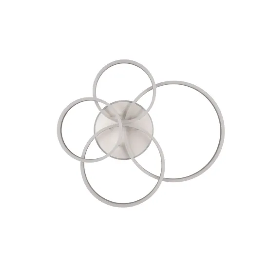 Trio Drake matt nikkel LED mennyezeti lámpa (TRI-632210407) LED 1 izzós IP20