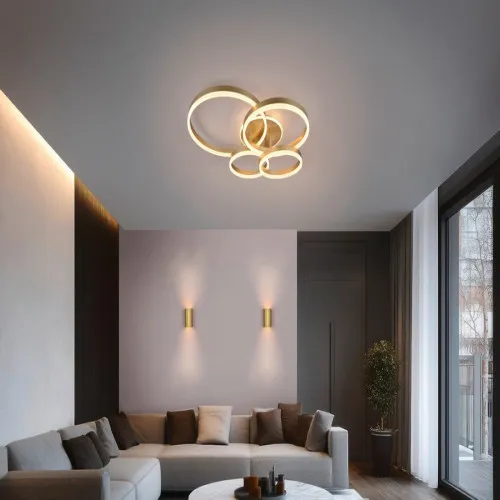 Trio Drake arany LED mennyezeti lámpa (TRI-632210479) LED 1 izzós IP20