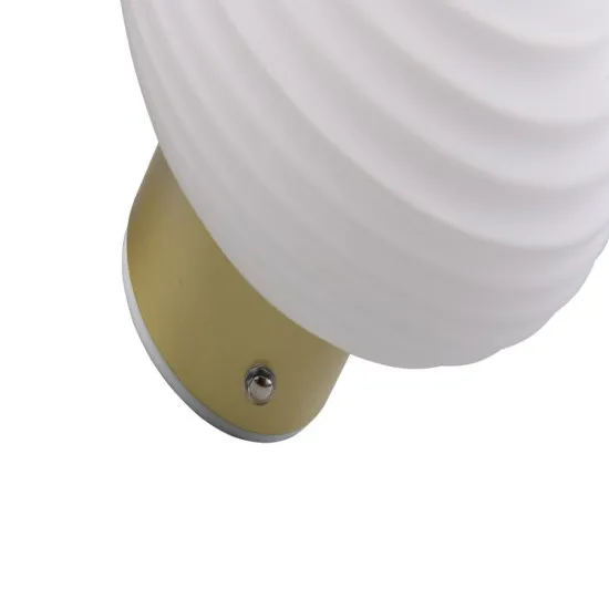 Trio Earl fehér-bronz hordozható LED fali lámpa (TRI-R27771101) LED 1 izzós IP20