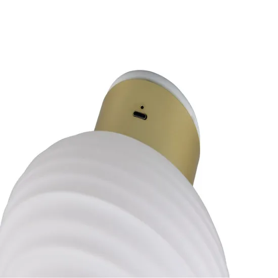 Trio Earl fehér-bronz hordozható LED fali lámpa (TRI-R27771101) LED 1 izzós IP20