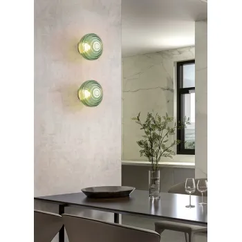 Trio Earl zöld-bronz hordozható LED fali lámpa (TRI-R27771115) LED 1 izzós IP20